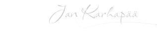 Jape Karhapään allekirjoitus